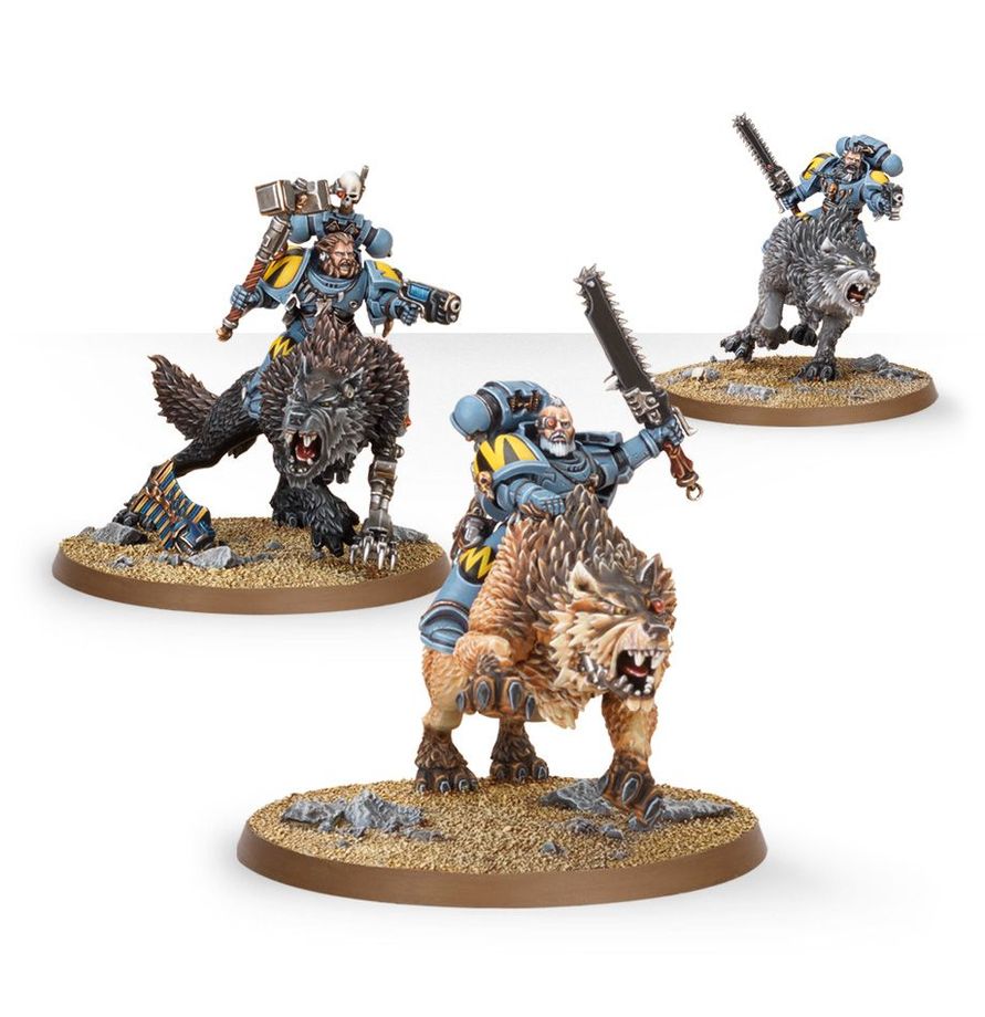 Cavalieri su Lupi del Tuono - Space Wolves - Warhammer
