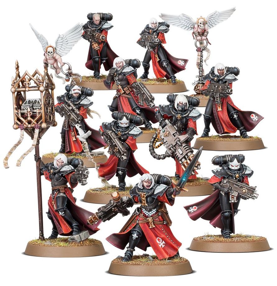 Squadra di Sorelle Guerriere dell'Adepta Sororitas