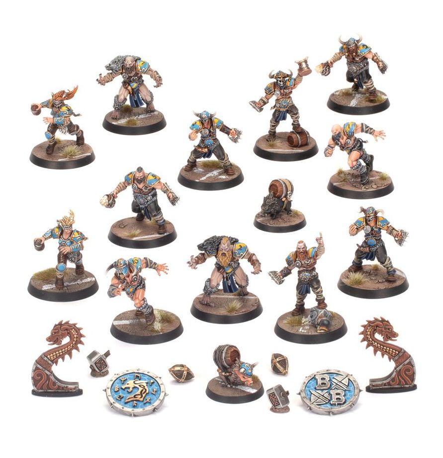 Team Norse di Blood Bowl: Norsca Rampagers - Warhammer