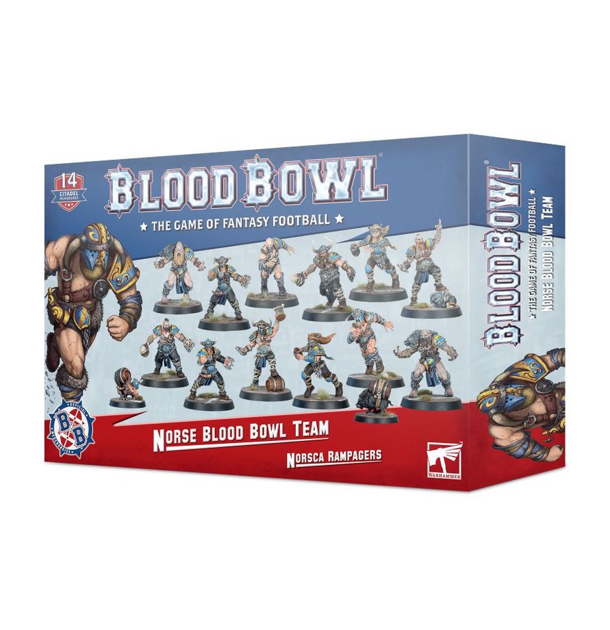 Team Norse di Blood Bowl: Norsca Rampagers - Warhammer