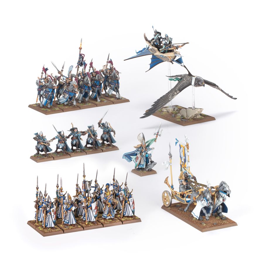 Warhammer The Old World - High Elf Realms: Battle March Army
