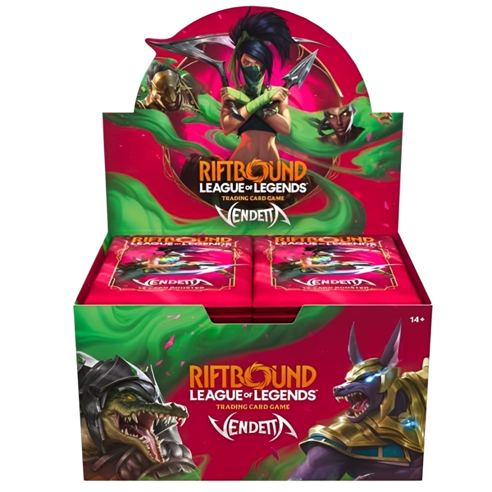 Riftbound League Of Legends Vendetta Box 24 Buste ENG