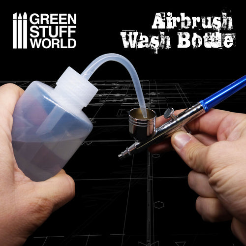 Bottiglia a Spruzzetta per la pulizia degli aerografi 250ml - Green Stuff World