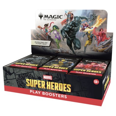 Magic: The Gathering - Marvel Super Heroes - Play Booster Display da 30 Buste (ENG)