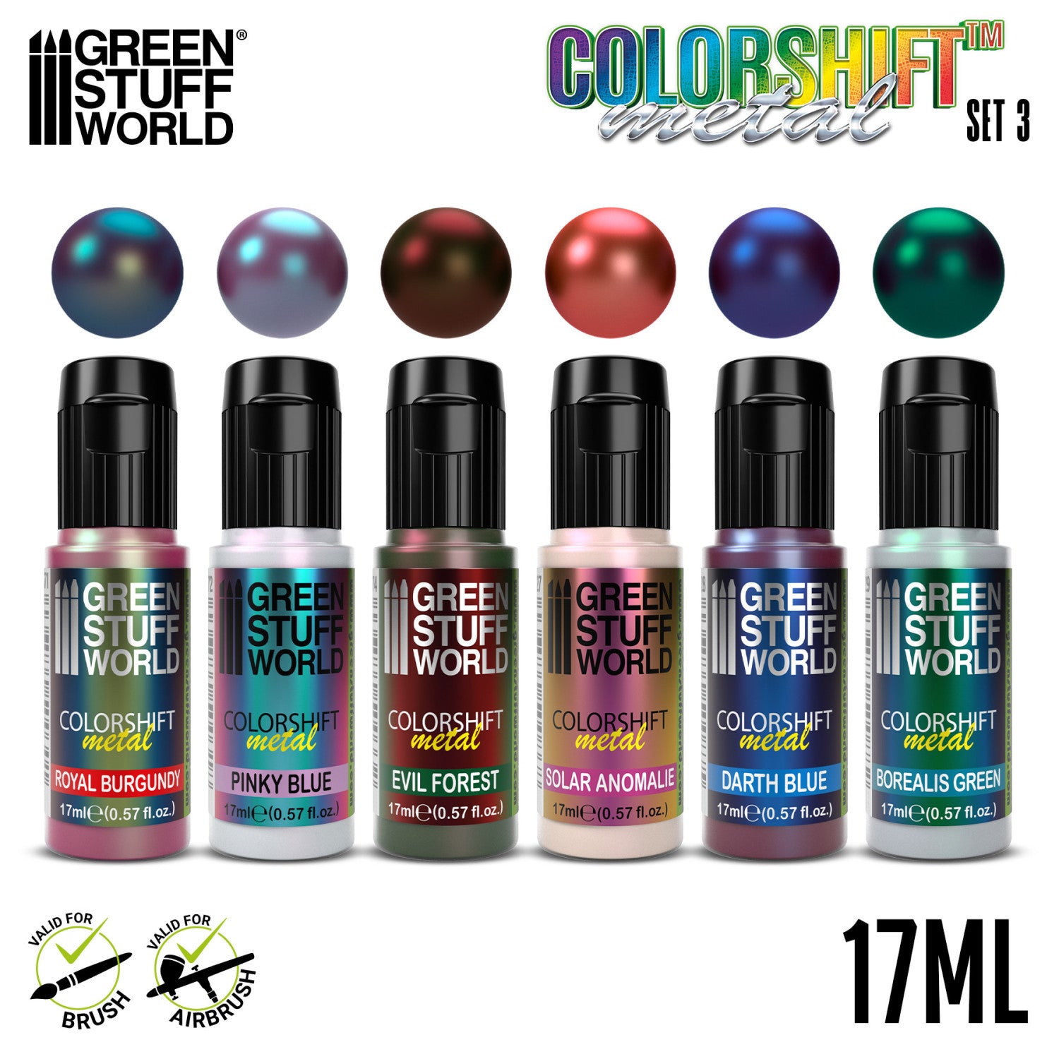 SET Colori Camaleonte - Set 3 - Green Stuff World