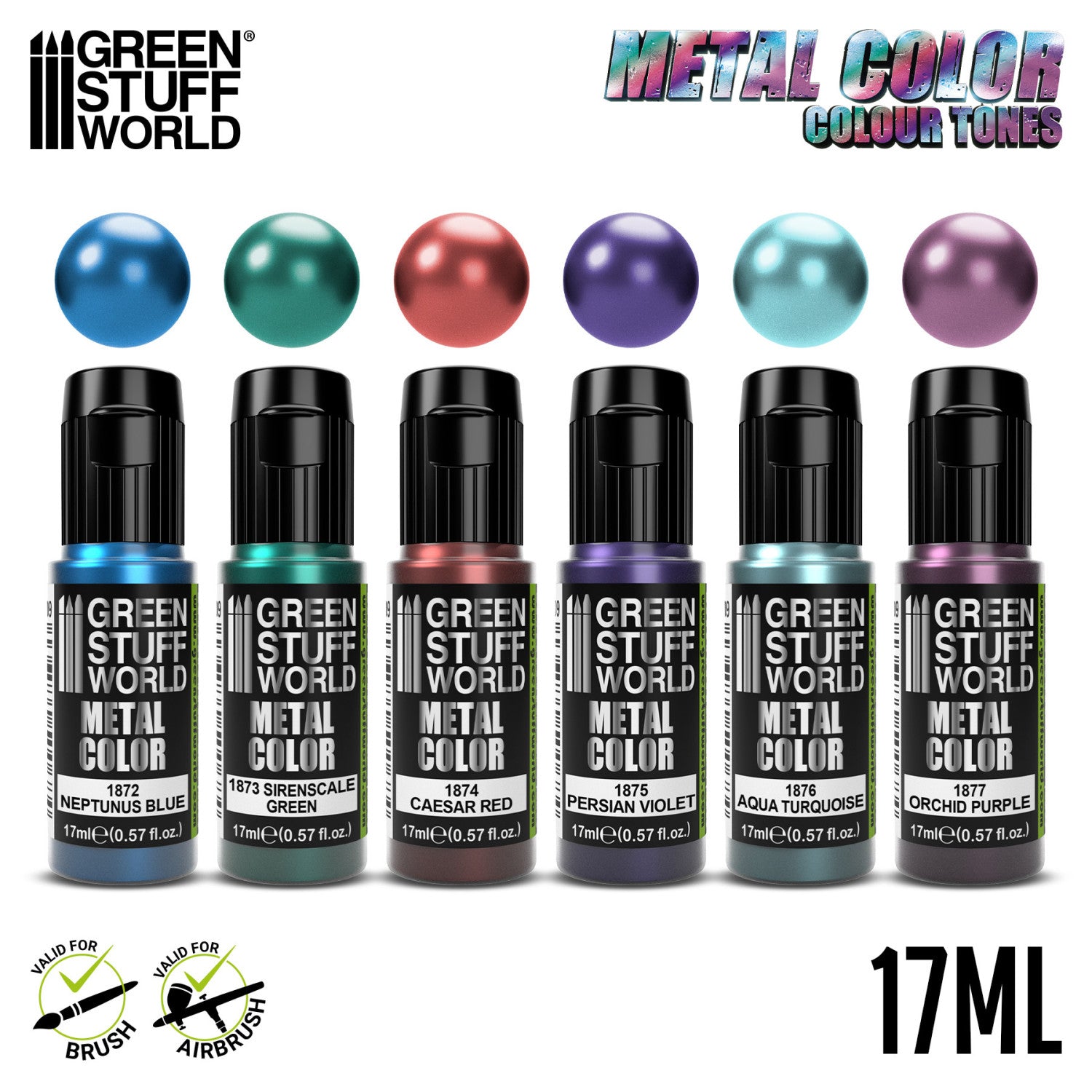 Set Colori Metallizzati - Colore - Green Stuff World